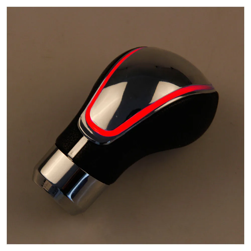 

FIFAN-Touch Motion Activated LED Light Gear Shift Knob Universal Car Modification DIY Car Shift Knob Shifter Gear Blue/Red