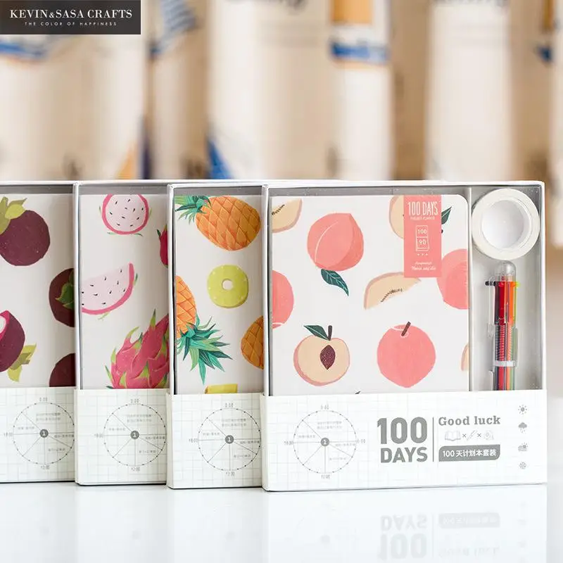 

Notebook Set Luxury Ruled Inner 100 Sheets 2018 Planner Sketchbook Diary Note Book With Pen Kawaii Journal Stationery Supplies