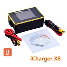 I charger X8 1100 W 30A DC ЖК-экран умный аккумулятор баланс зарядное устройство Dis зарядное устройство для 1-8 s LiPo/Lilo/LiFe/LiHV батарея RC Дрон модель