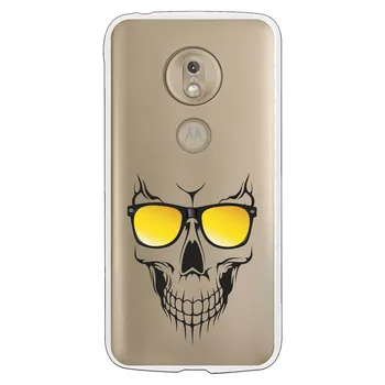

Stand case skull costume drawing WP014 for Motorola Moto G7 Play