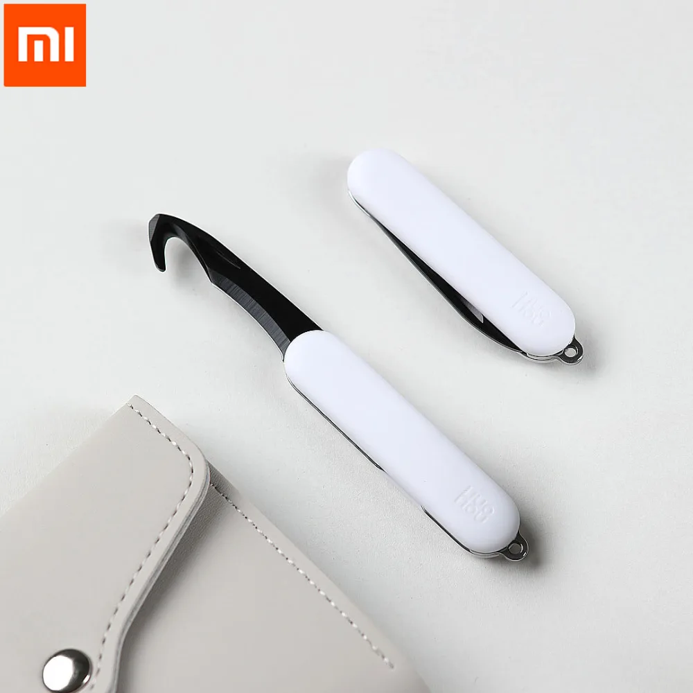 Xiaomi Mijia Huohou мини-нож для распаковки складывающийся Фруктовый нож инструмент для резки инструмент для лагеря открытая посылка для выживания на открытом воздухе зажим для лагеря острый резак