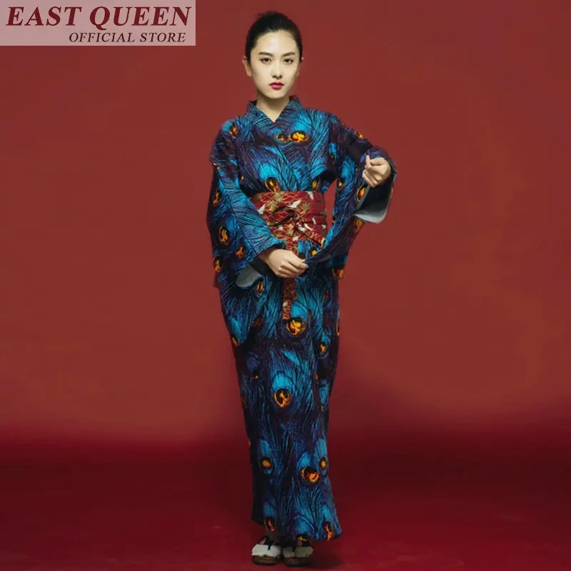 

Japanese kimono traditional dress cosplay female yukata women haori Japan geisha costume obi kimonos woman 2018 FF608 A