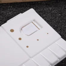 Горячая 33 сетки большой художественный поднос краски художника масляные акварельные пластиковые палитры белый