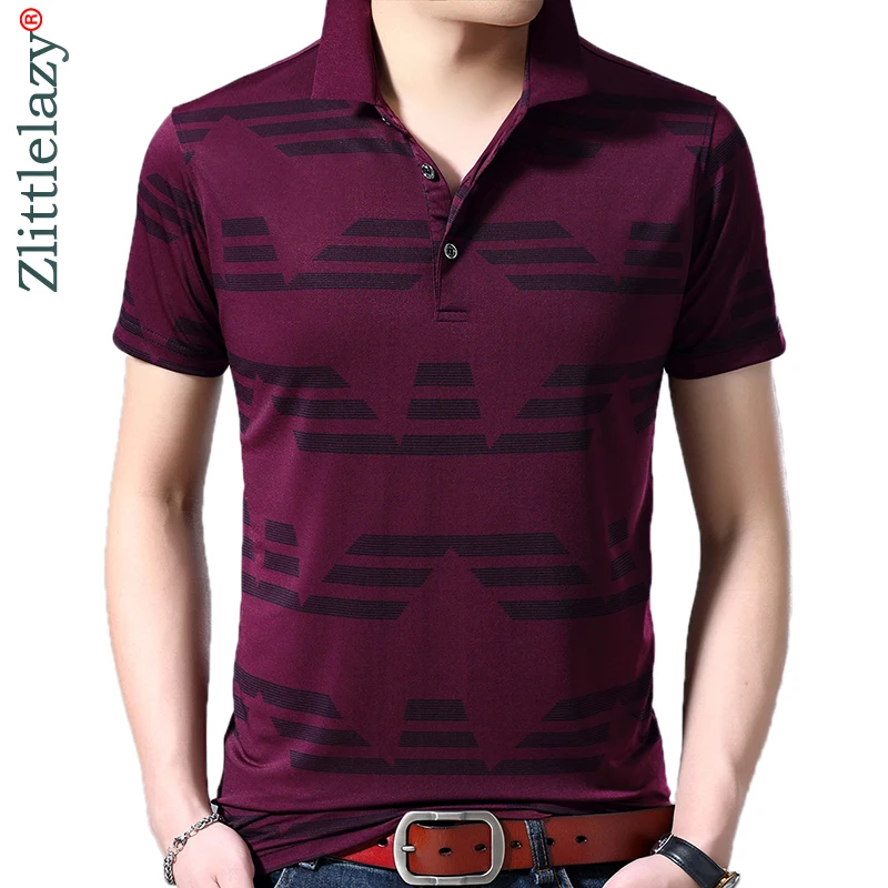

2019 brand casual summer striped short sleeve polo shirt men poloshirt jersey luxury mens polos tee shirts dress fashions 42209