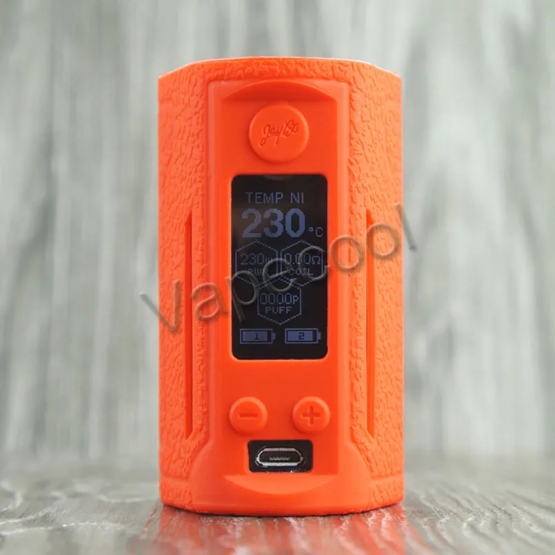 Чехол WISMEC Reuleaux RX GEN3 с двойным покрытием и силиконовым кожаным рукавом, нескользящий чехол для Vape Reuleaux RX GEN3 Dual 230W Box Mod