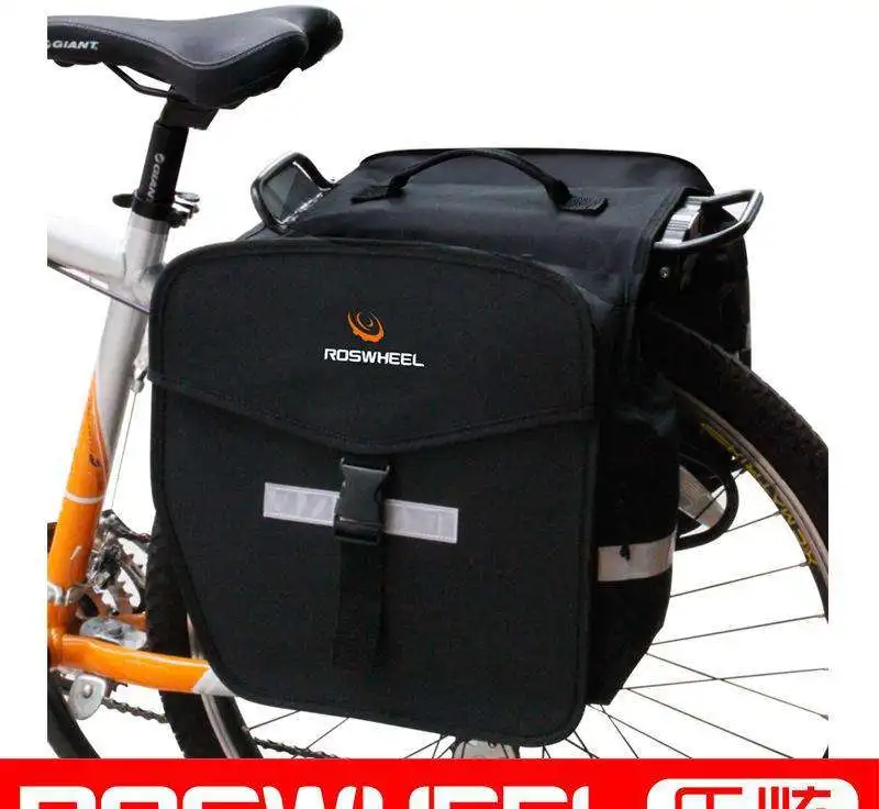

HARD bike bag bicycle trunk bag mtb cycling cycle rack pack bags bycicle accessories 60L capacity waterproof cover 32L