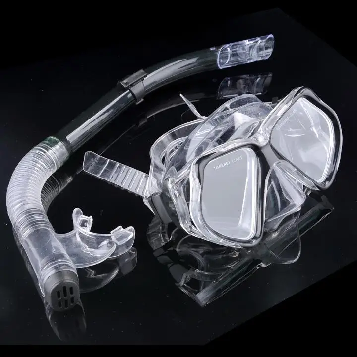 Новая профессиональная маска для подводного плавания трубка Анти-туман очки набор силиконовый Плавательный Бассейн Рыбная ловля