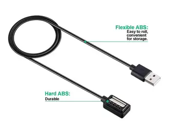 

DHL 50Pcs High Quality 1M for SUUNTO SPARTAN Watch Charger with USB Cable Charging Dock Cradle Smart Watch Chargers