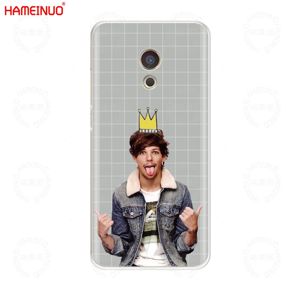 HAMEINUO One Direction 1d Louis Tomlinson Cover phone Case for Meizu M6 M5 M5S M2 M3 M3S MX4 MX5 MX6 PRO 6 5 U10 U20 note plus