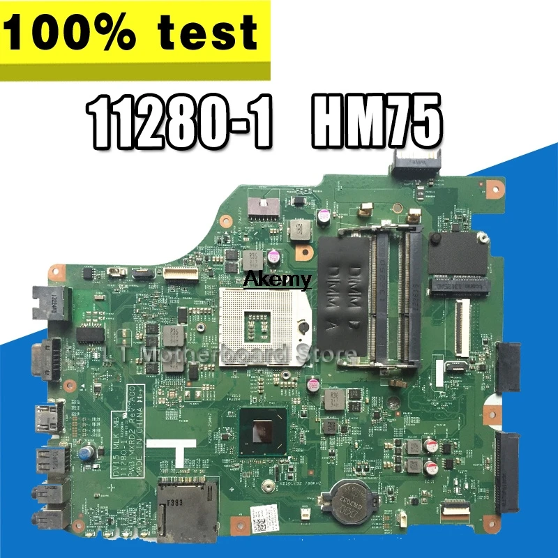 

11280-1 for dell 3520 DV15 MLK MB 11280-1 PWB:MXRD2 REV:A00 laptop motherboard FOR DELL INSPIRON 3520 HM75 Test