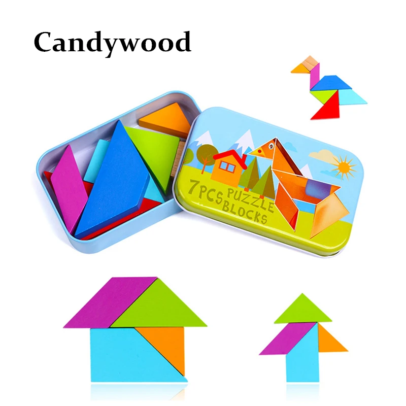

Kids Jigsaw Puzzle Educational Wooden Toys Developmental Toy Wooden Geometric S Board For Children
