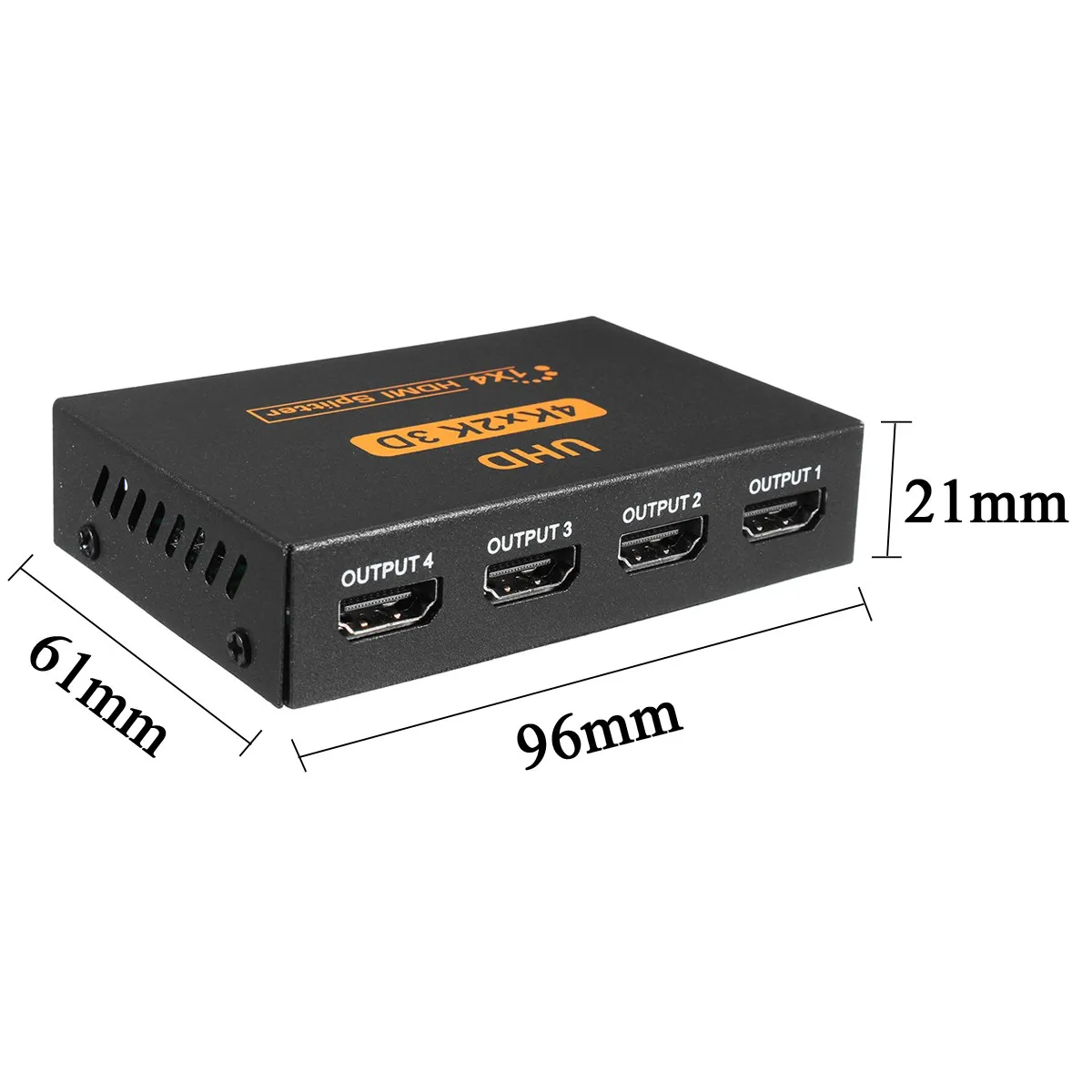 Сплиттер HDMI UHD 3D 4K * 2K Full HD 1080p 1X4 4 портовый концентратор ретранслятор усилитель для