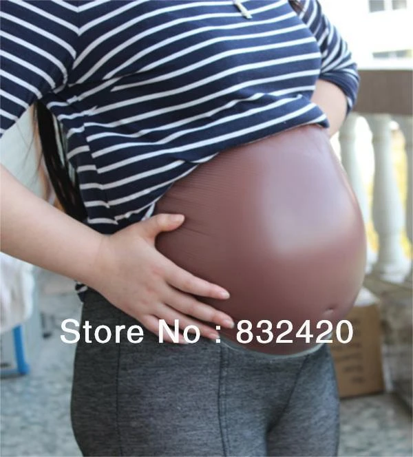 Faux Ventre Artificiel En Silicone De Couleur Marron Pour Simuler La Grossesse Pour Adopter Un Bebe Ou Une Suralimentation Aliexpress