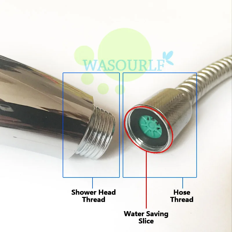 WASOURLF 2 шт. устройство для экономии воды регулятор 4L 5L 6L 8L аэратор для душевой головки кран головка подключения шланга труба для ванной Bubbler