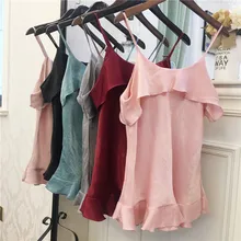 Пикантные Пижамы для девочек Для женщин V шеи Комплект из 2 предметов хлопковая Футболка топ и шорты эластичный пояс Повседневное Pijama