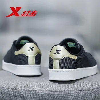 982219319512 Xtep men skateboarding shoe superstar gold men skateboard shoe air mesh breathable summer men sneaker shoe