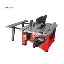ZJMZYM 8″ Sliding Woodworking Table Saw Electric Wood Circular Saw 24 Tooth Saw Blade Sawing Machine With Extension Board 900W