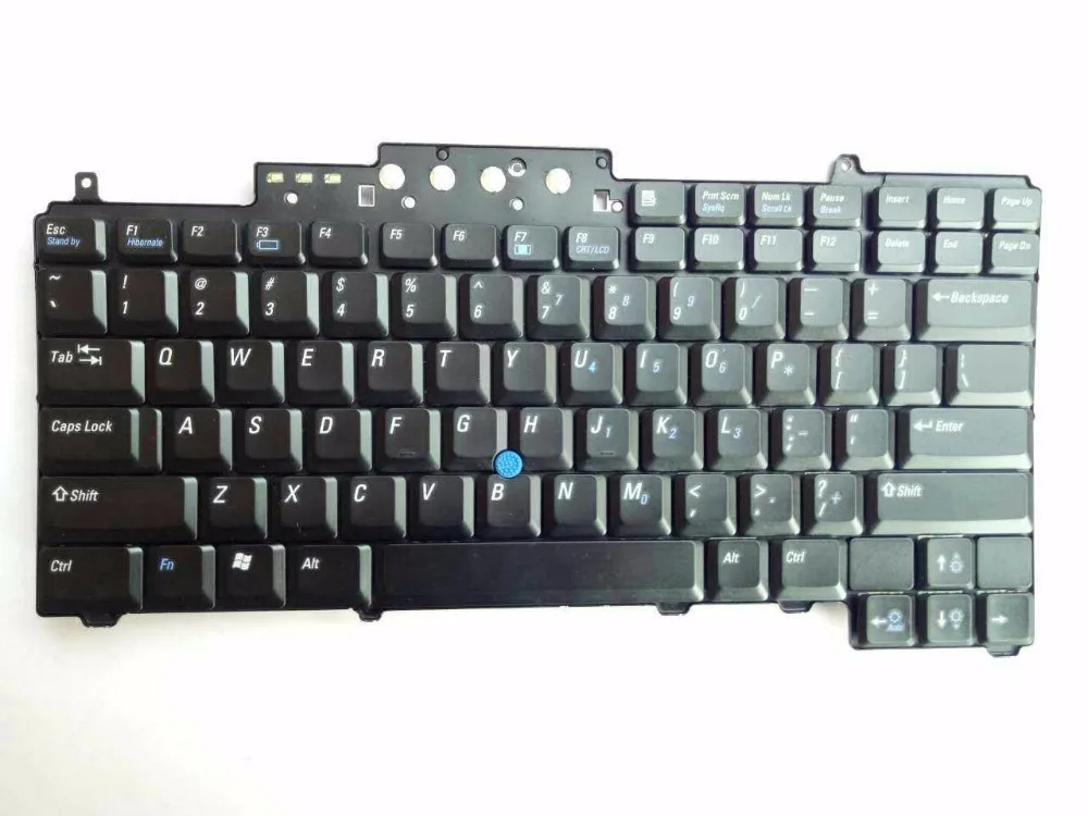 Оригинальная б/у Клавиатура для ноутбука DELL Latitude D620 D630 D631 D820 D830 PP18L Версия США с