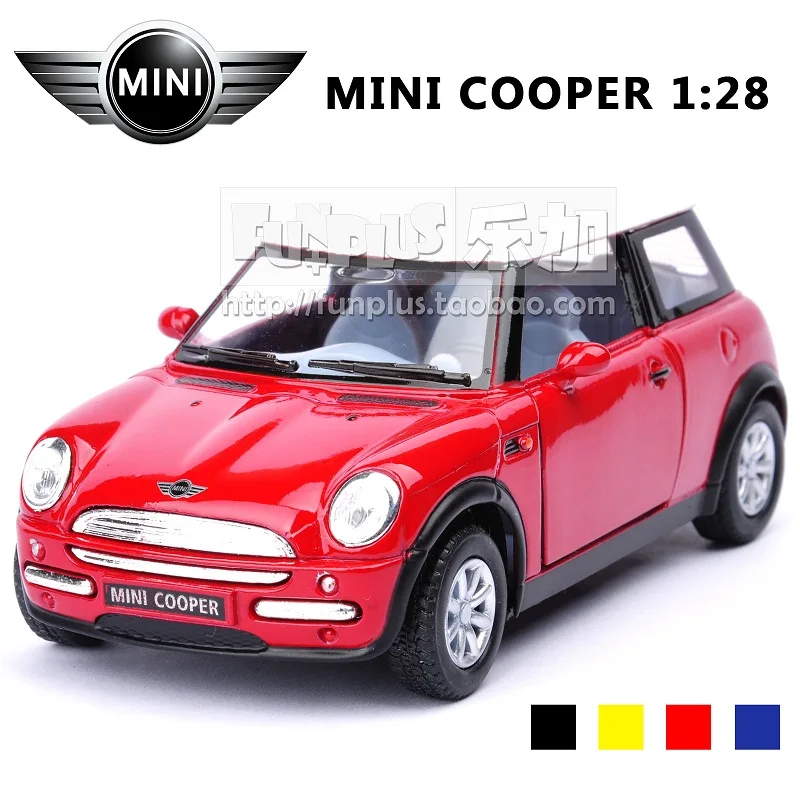 

High Simulation Exquisite Baby Toys: KiNSMART Car Styling BBMW MINI COOPER Model Decoration 1:28 Alloy Car Model Excellent Gift