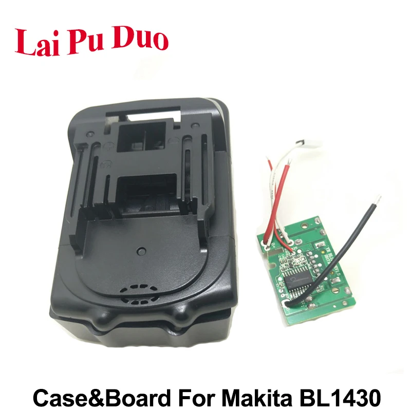 

BL1430 Battery Plastic Case (no battery cell) Charging Protection Circuit Board For Makita 14.4V Li-ion 194230-4 LXT400 Battery