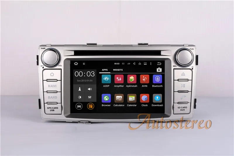 Sale Android 9.0 Car CD DVD Player GPS navigation For Toyota Hilux Fortuner 2012-2014 Auto Stereo Unit Multimedia player radio SATNAV 24
