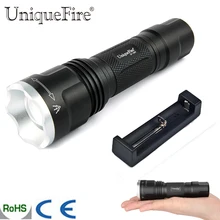 Маленькое солнце 1507 черный фонарик с мини-зумом+ Зарядное Устройство ИК 940NM инфракрасный свет 20 мм выпуклая линза факел Ночное видение