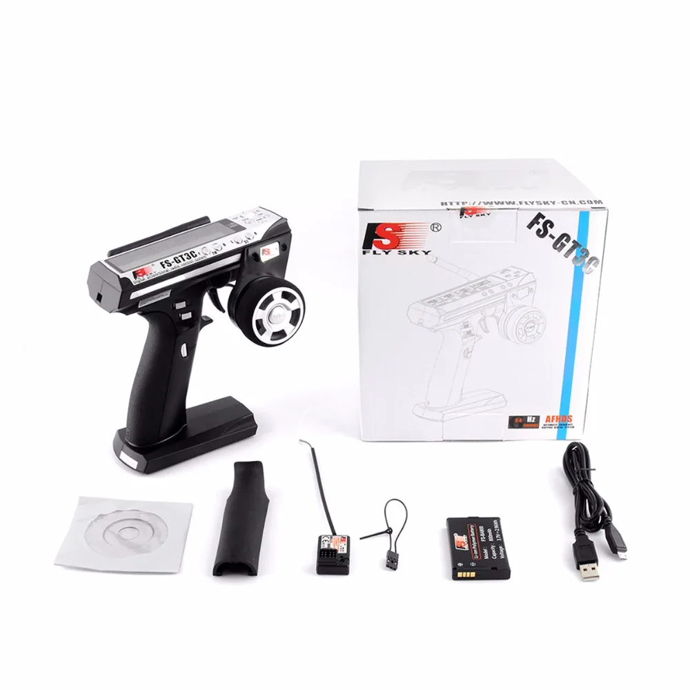 FlySky GT3C FS 2 4 GHz 3CH передатчик с GR3E приемником для RC автомобилей Лодка Радио
