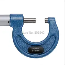 Mechanist метрический диаметр микрометра 0-25 мм 0,01 мм прибор для калибровки ювелирных изделий суппорт Инструмент, прямые поставки