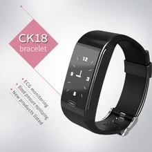 Dmyco CK18 ЭКГ ppg сердечный ритм измерять кровяное давление сна Мониторинг Смарт запястье Bluetooth Спорт Браслет фитнес-часы для Xiaomi