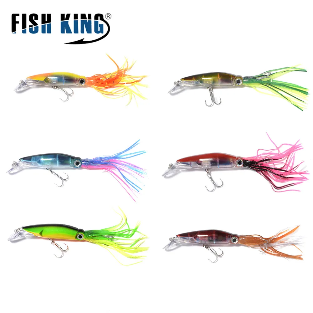 2 Stücke Tintenfisch Jig Angelgerät Köder Haken Thunfisch Marlin Trolling