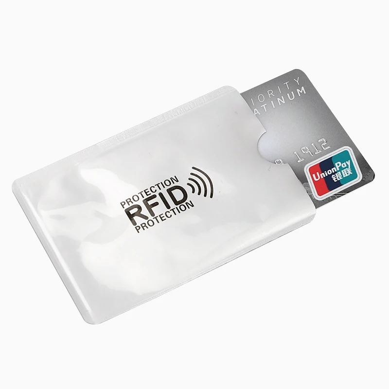 5 шт. Анти Rfid кошелек Блокировка ридер замок банк держатель для карт Id банковский чехол для карт Защита металлический кредитный держатель для карт Алюминий