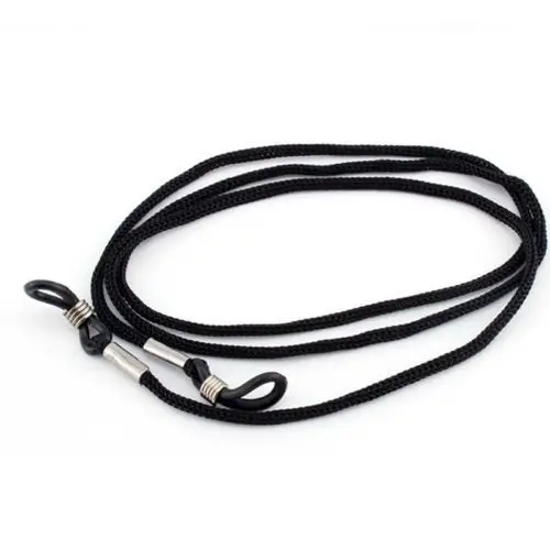 Fashion 12pcs Eyewear Rope Black Eyewear Nylon Cord Glasses Cord Glasses Chain Strap