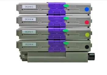 

4pc/set new Compatible color cartridge for OKI C310DNC330DN MC351 MC361 C510DN C530 toner cartridge copier toner cartridge KCMY