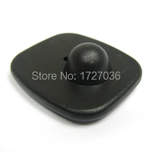 Black color Eas Small square hard tag 46mm 42mm RF Security Label 1000pcs lot