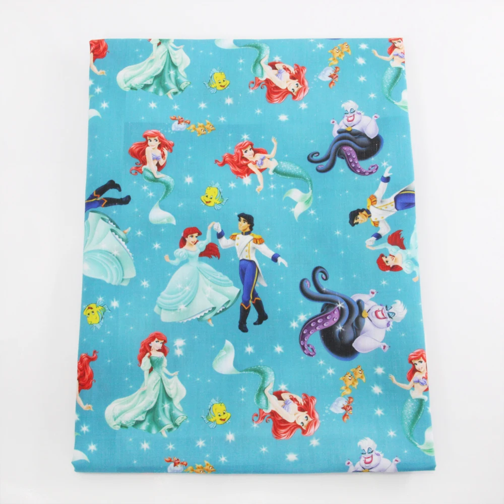 

50*145cm patchwork printed Polyester cotton fabric for Tissue Kids Bedding home textile for Sewing Tilda Doll,48888