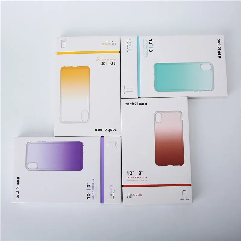 Pure Ombre Case For iPhone XR XS MAX Ombre effect Drop Protection Slim Profile Tech21 Case For Apple iPhone XS Max 11 Pro Max