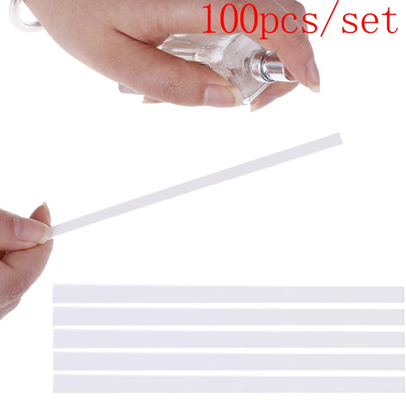 

100pcs 150*7mm Aromatherapy Fragrance Perfume Essential Oils Test Paper Strips Home Deocr Supply Products