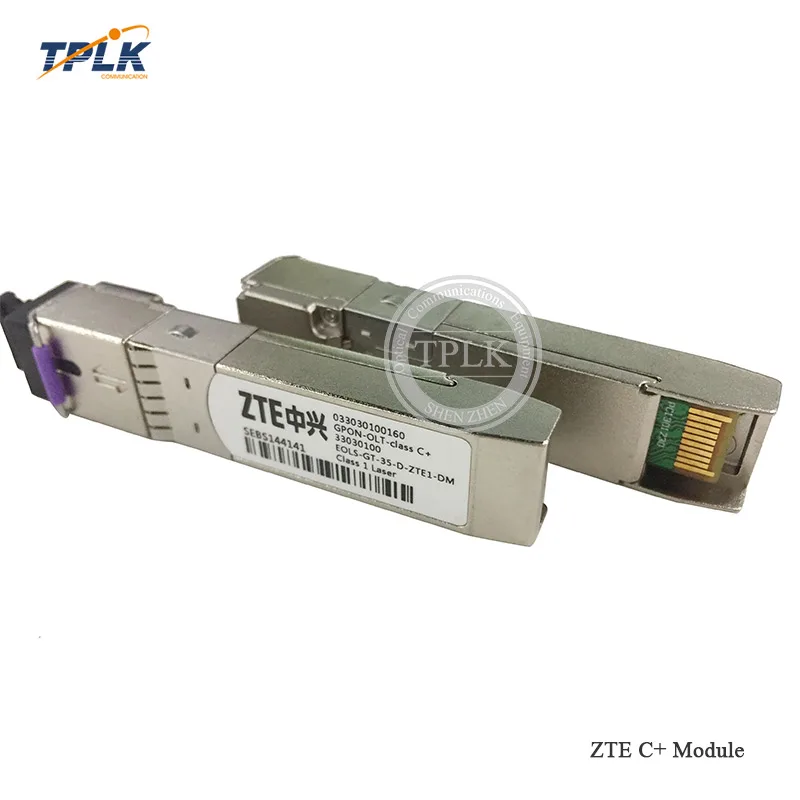 Высококачественный 2шт ZTE GPON OLT C+ модуль с одним режимом C+ GPON OLT SFP SC класс разъем модуля типа Simplex SC