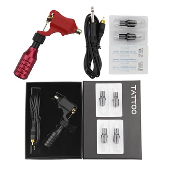

Tattoo Rotray Machine Set Makeup Star Motor Machine Tattoo Gun With Cartridges Clipcord Grip Free Shipping
