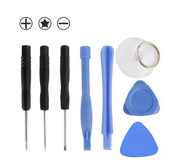 

200Set (8 in 1) Repair Pry Kit Opening Tools Special Repair Kit Set screwdriver For iPhone 4 4S 5 5s 6 7 8 x Plus Moblie phone