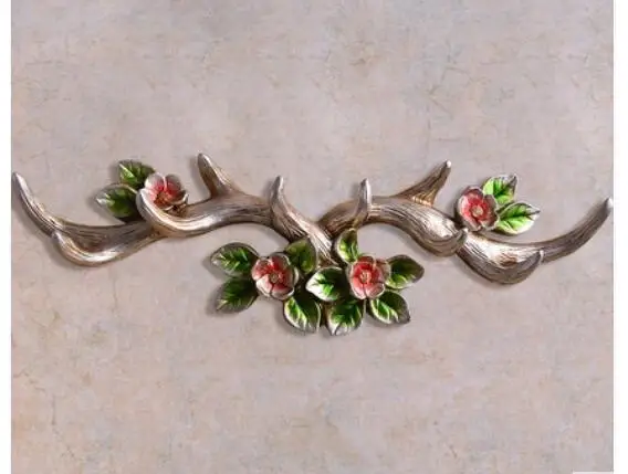  European style decorative wall hanging hook antlers creative coat rack row hook bedroom wall decora - 32816826993