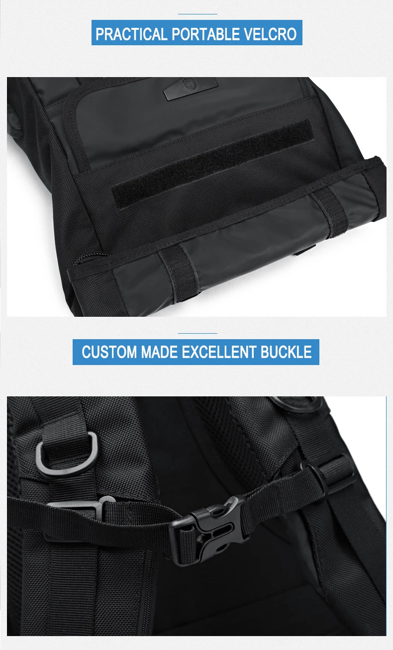 OZUKO многофункциональный мужской рюкзак зарядка через usb для ноутбука Рюкзаки для подростка модный школьный водонепроницаемый рюкзак для путешествий Mochila