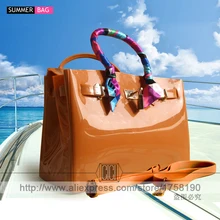luxury handbags women bags high quality Jelly bags PVC waterproof beach tote Casual bag