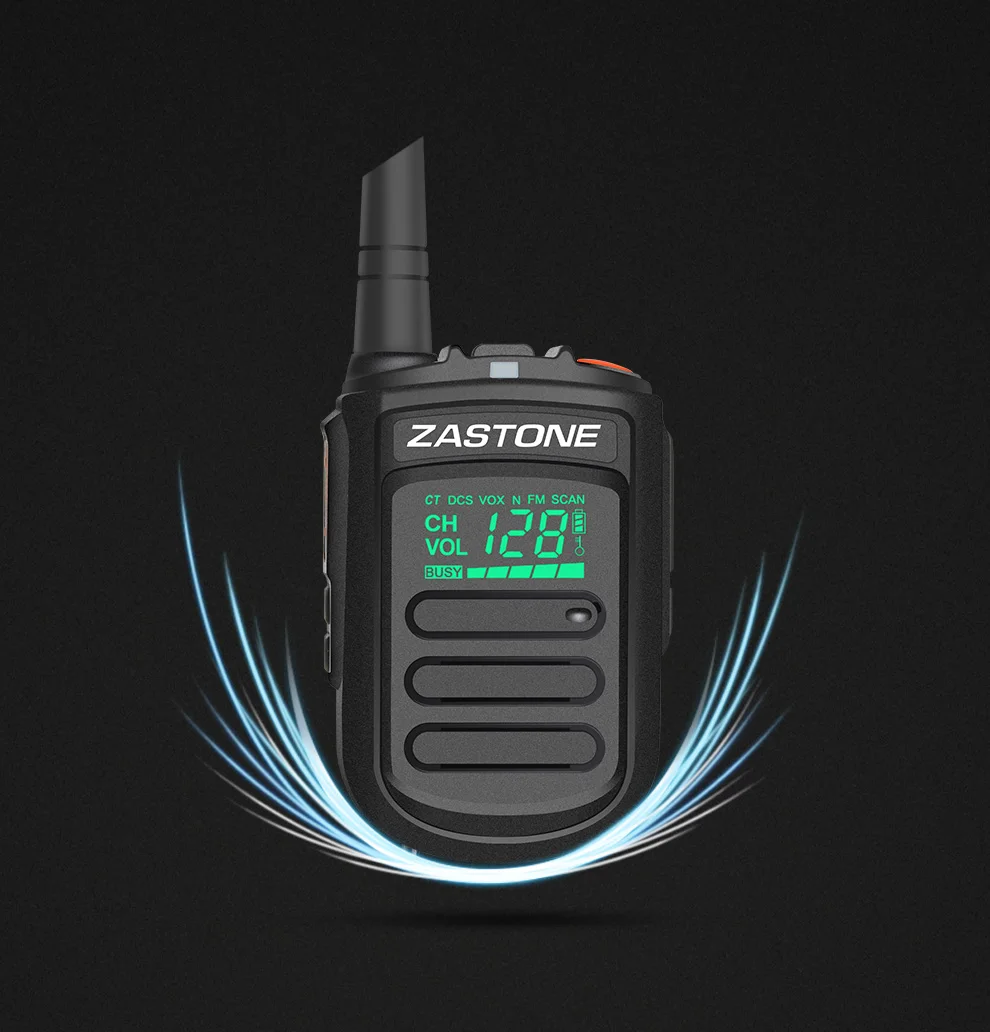 2 шт Zastone ZT-MINI9 мини радио UHF 400-470MHz 128CH портативная карманная CB радио Светодиодный экран портативный приемопередатчик