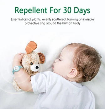 

Plant Essential Oil Mosquito Wristband Summer Child Pregnant Women Anti-Mosquito Artifact Outdoor Insect Repellent Bracelet Blue