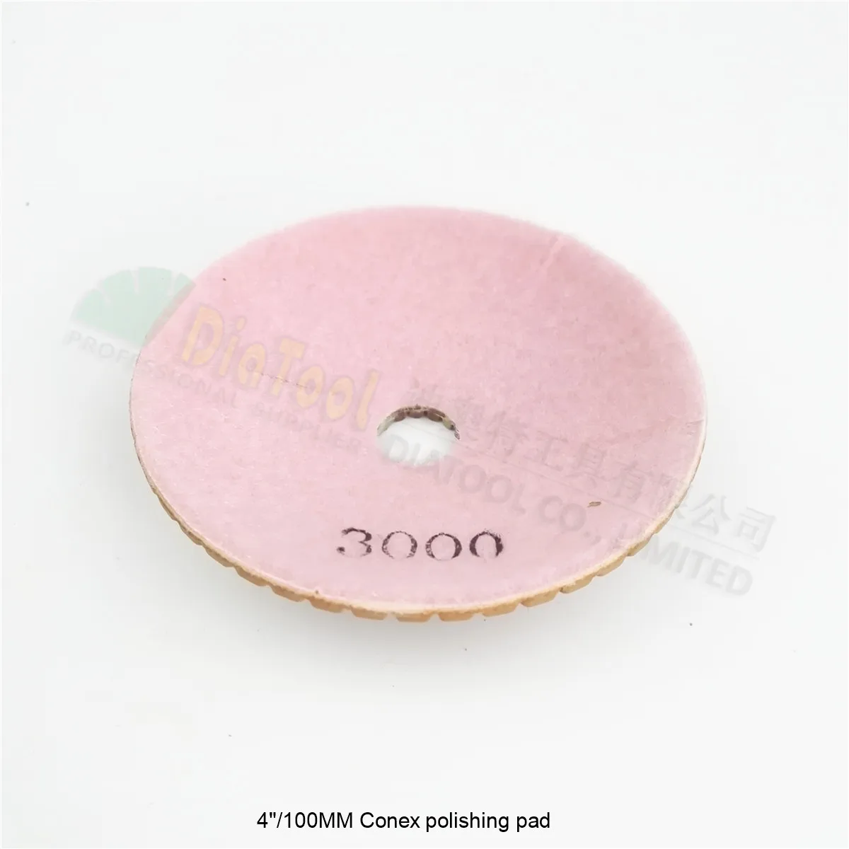 SHDIATOOL 2pcs 4" #3000 bowl shaped wet diamond polishing pads for marble granite ceramic Diameter 100mm convex sanding disc