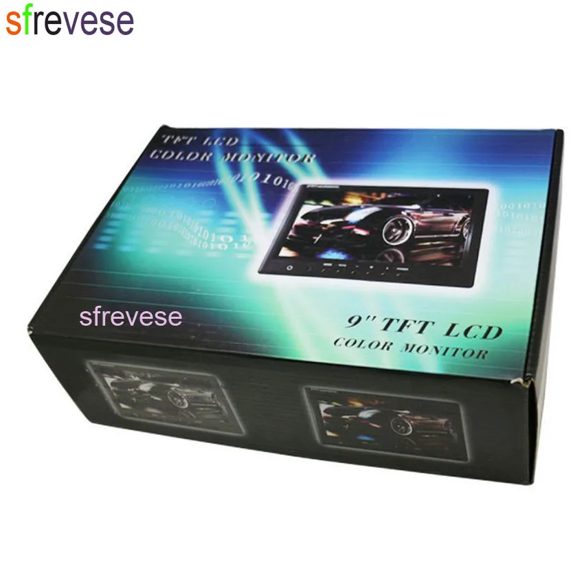ЖК монитор 9 &quotTFT для заднего вида парковочная камера автобусов грузовиков DVD VCD 12