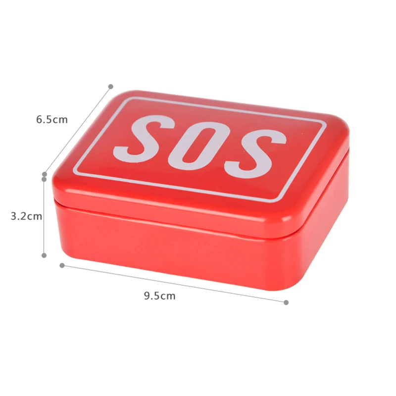 المعدات حقيبة الحقل الطوارئ بقاء مربع المعدات المساعدة الذاتية sos للتخييم التنزه أدوات متعددة