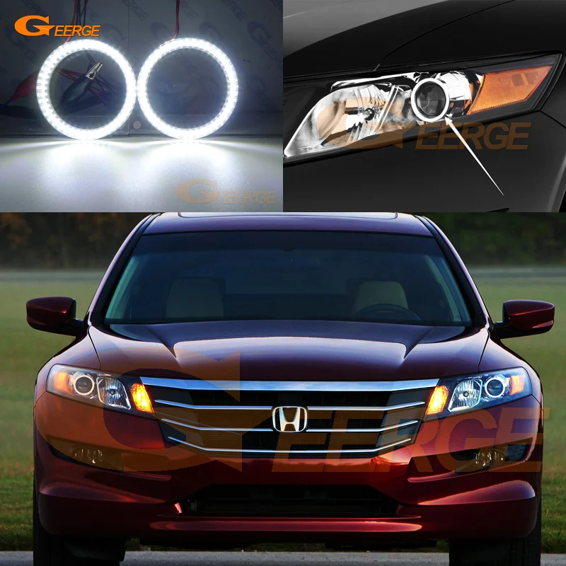 Для honda Crosstour 2010 2011 2012 2013 smd комплект светодиодов «глаза ангела» Дневной светильник отлично Ультра яркое освещение DRL