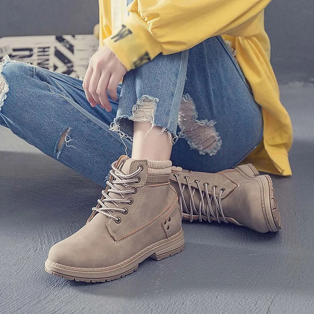 

Fashion 2018 Casual Shoes Woman Autumn Comfortable Casual Women Ladies Shoes Bottes Femme Scarpe Donna